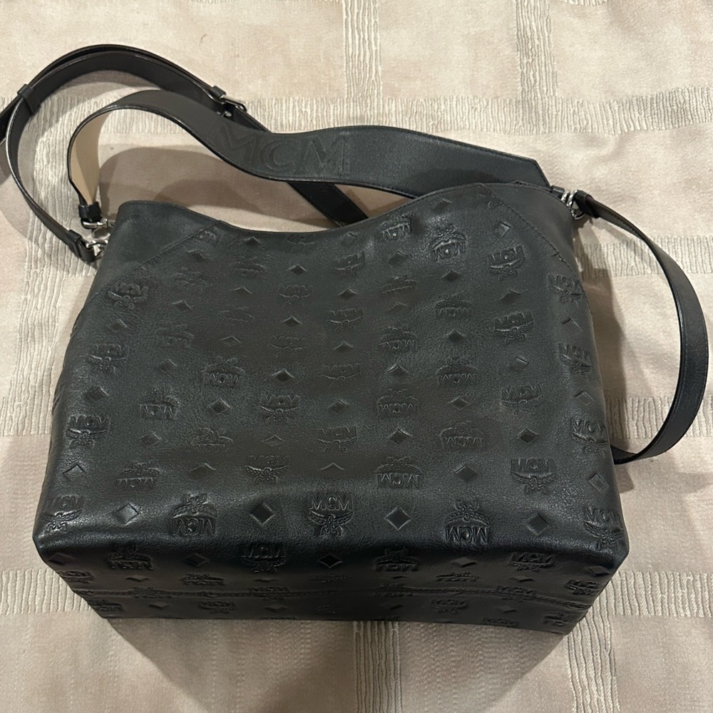 Black MCM Klara Shoulder Bag